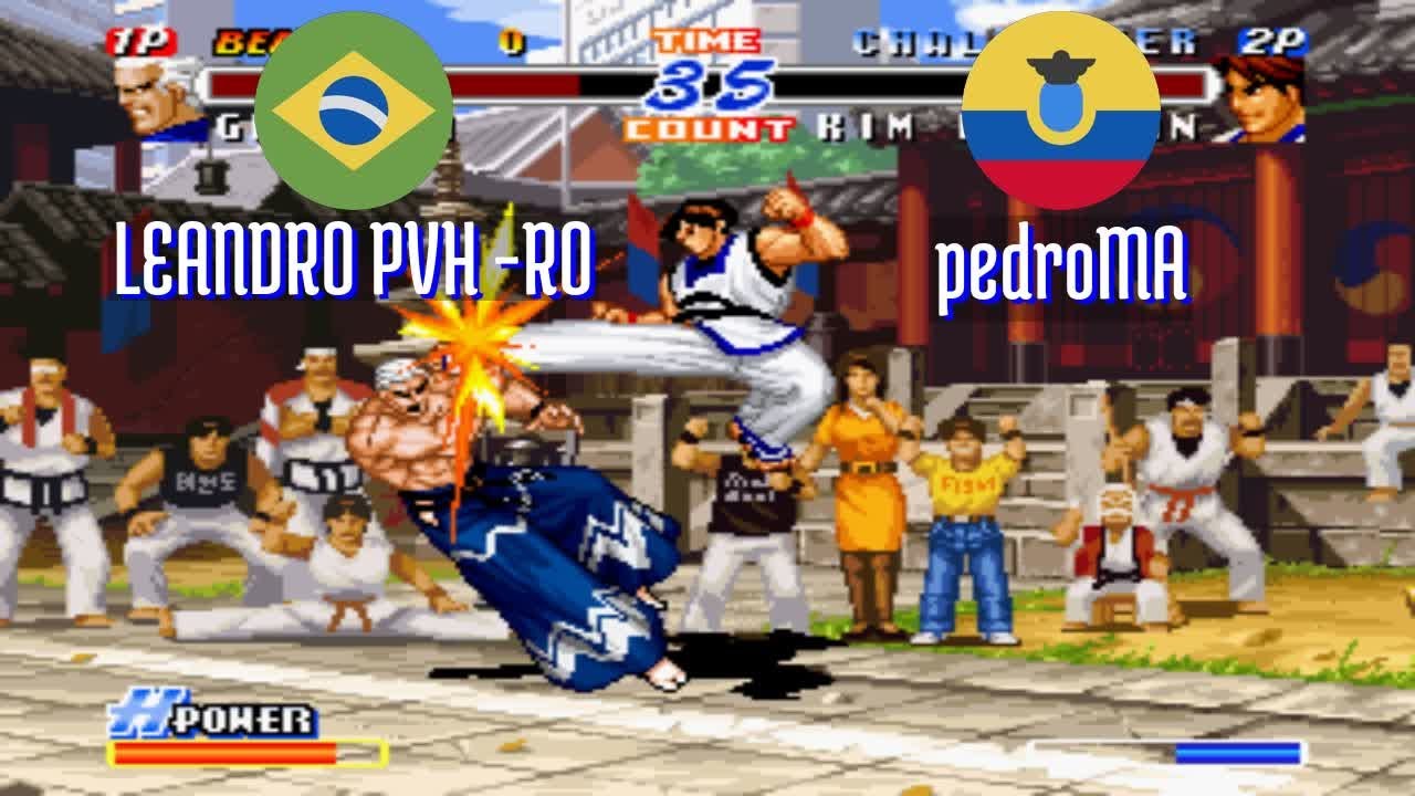 FT5 @rbff2h: LEANDRO PVH -RO (BR) vs pedroMA (EC) [Real Bout Fatal Fury 2 rbff2 Fightcade] Jan 13