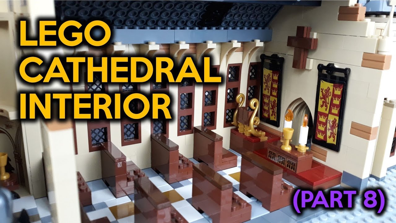 Interior Details for a LEGO Cathedral MOC - Building a MOC from Start to Finish (Part 8)