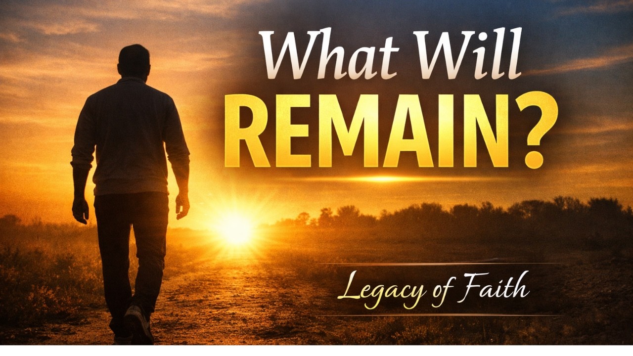 Build a Legacy of Faith Before It’s Too Late