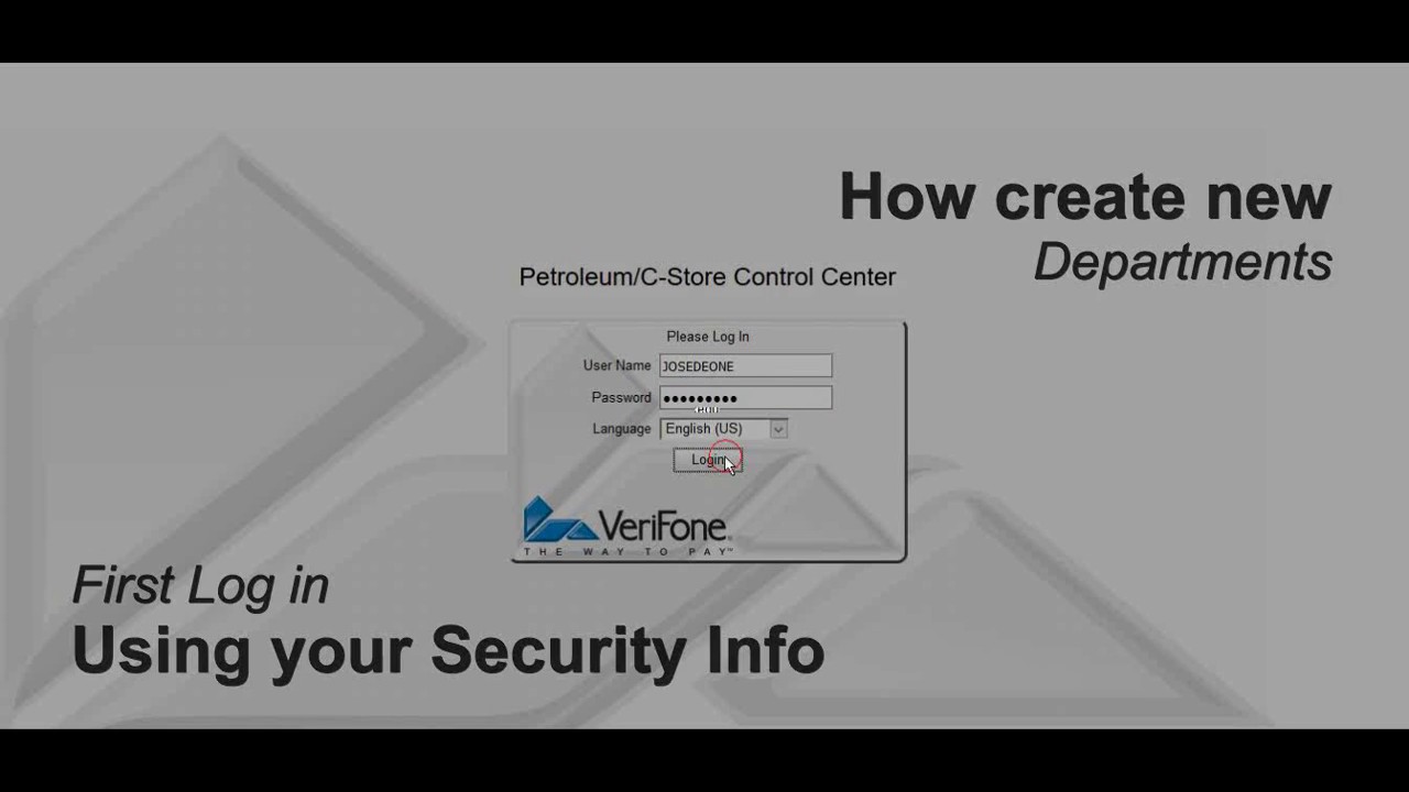 Add new Department on Commander - Ruby CI - Topaz - Ruby 2 Verifone Tutorial