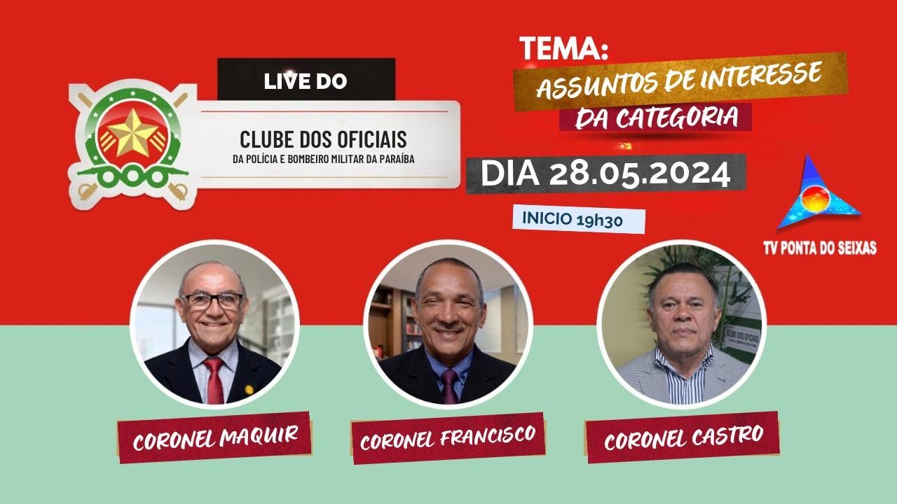 TEMA DE INTERESSE DE TODA CATEGORIA  -  28/05/24