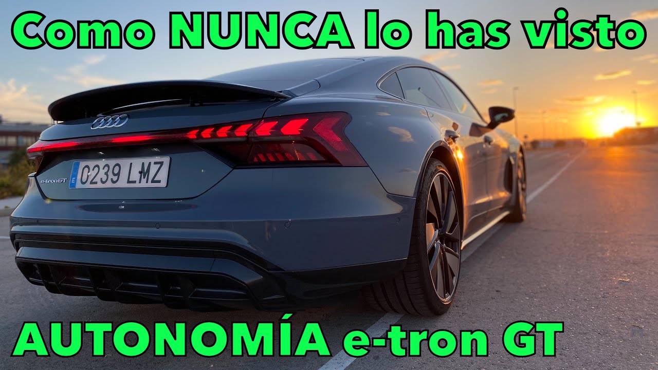 Audi e-tron GT ¡COMO NUNCA LO HAS VISTO! Prueba de autonomía coche eléctrico AUDI e tron GT MOTORK