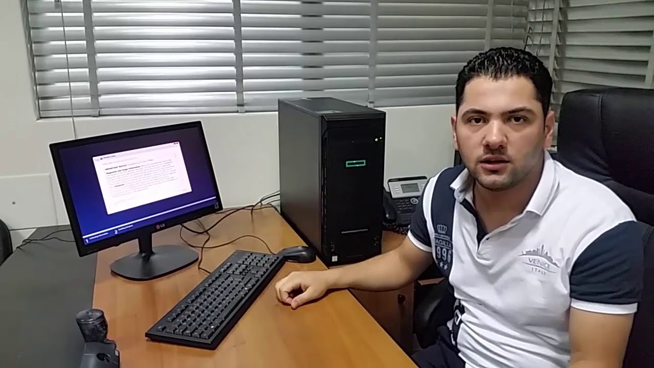 اعداد سيرفر HP PROLIANT ML G10