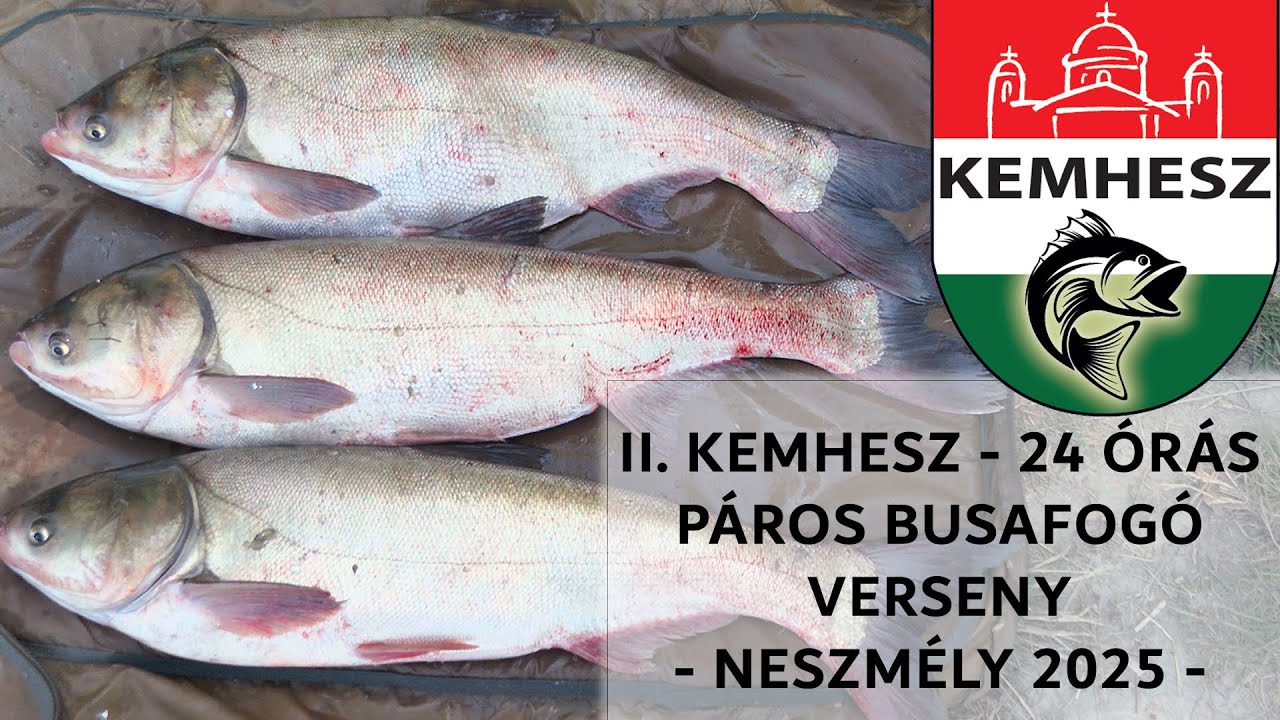 II. KEMHESZ - 24 ÓRÁS PÁROS BUSAFOGÓ HORGÁSZVERSENY 2025 - NESZMÉLY