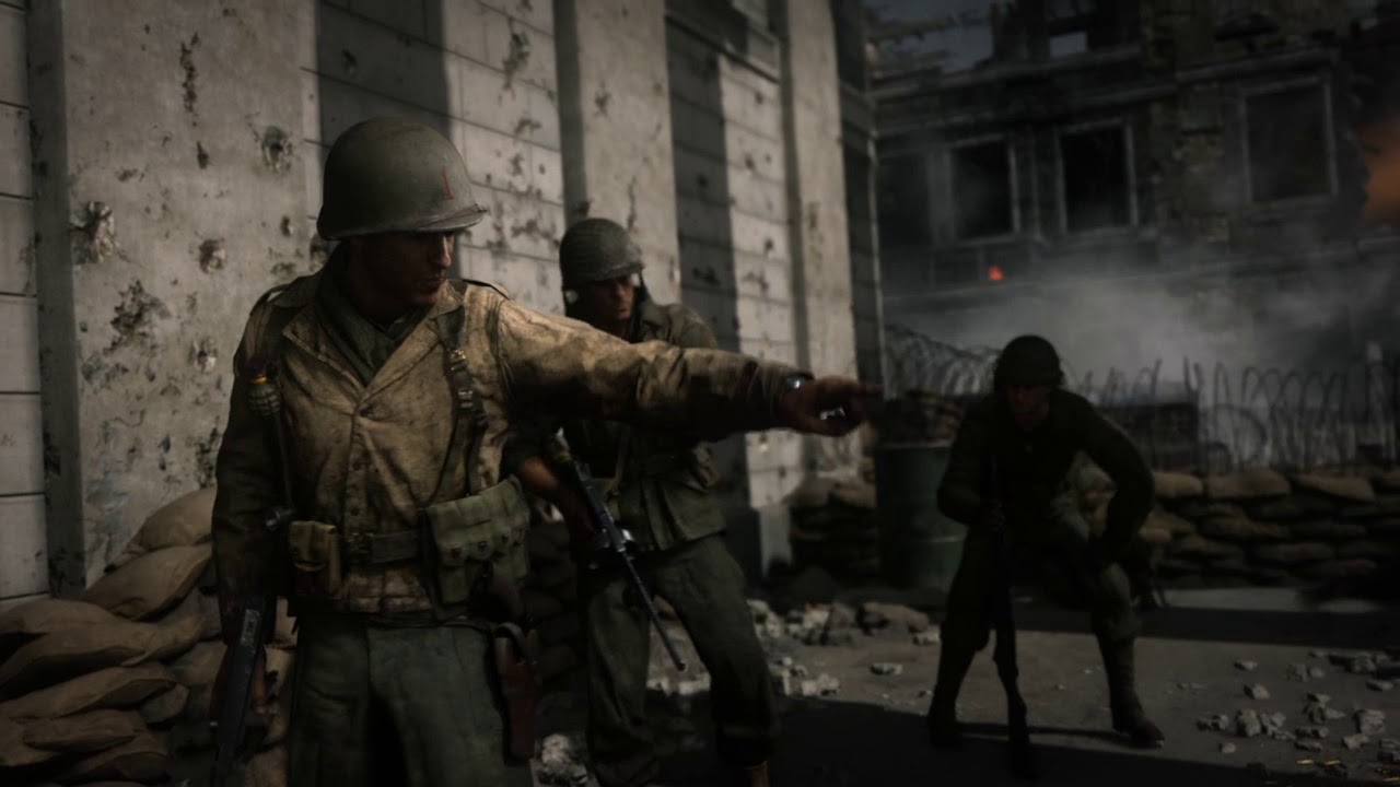 Call of Duty WW2 campaign - Mission 6: Collateral Damage (CODWWII PS4 gameplay)