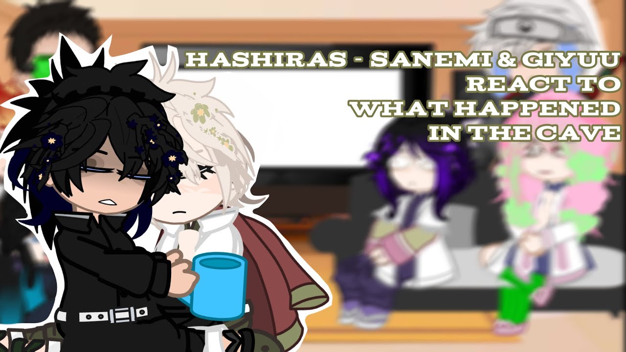 Hashiras ( - giyuu & sanemi ) react to . . .  caitpatmosh // KNY reaction vid \\ DUCKOO