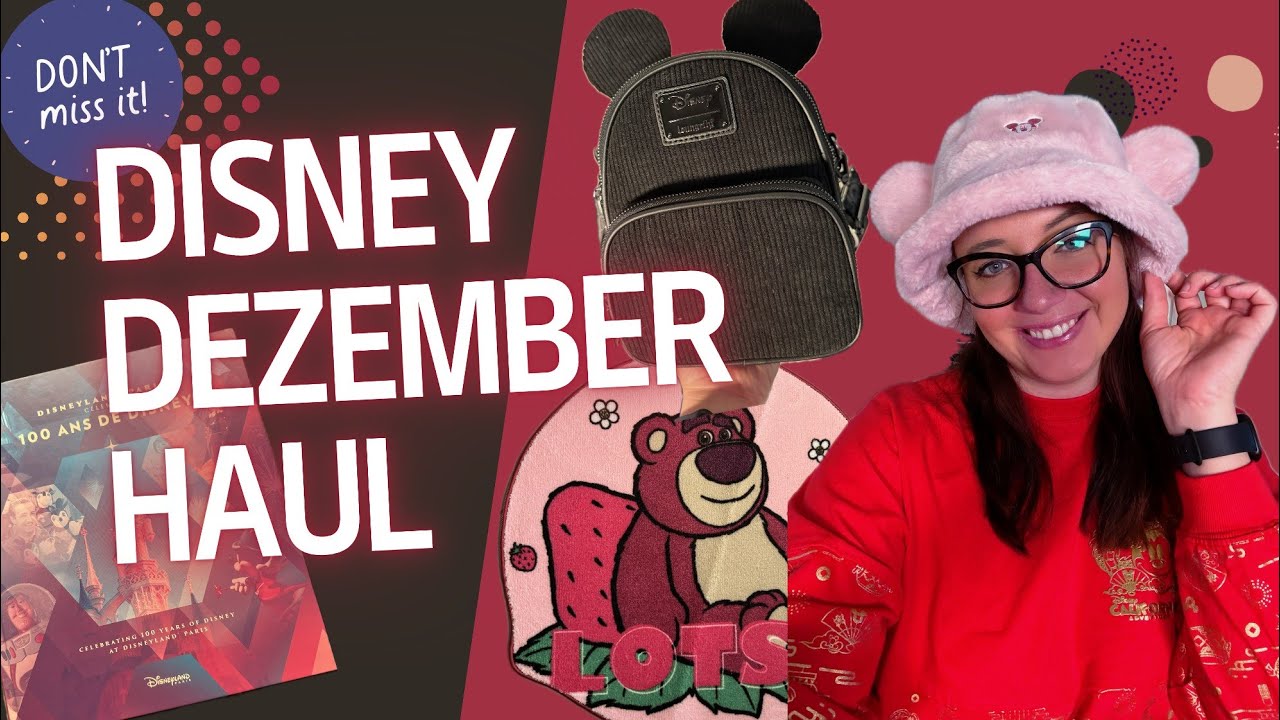 🛍️Disney Haul Dezember 2023 - Disneyland Paris, Disney Röcke & neuer Loungefly!
