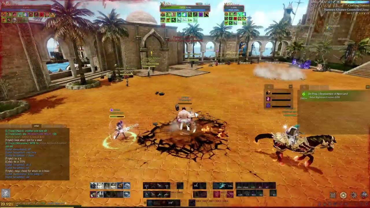 ArcheRage #14 Duel/PvP (Swiftblade build - 15k GS Cursebrand vs 17k GS Darkrunner)