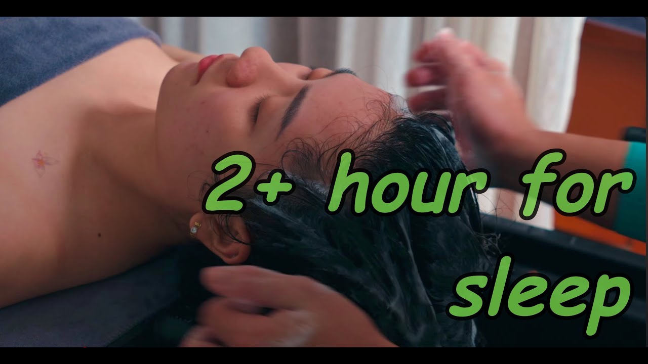 3 Hours ASMR Hair Wash & Head Massage | Deep Relaxation • Stress Relief • Sleep Therapy