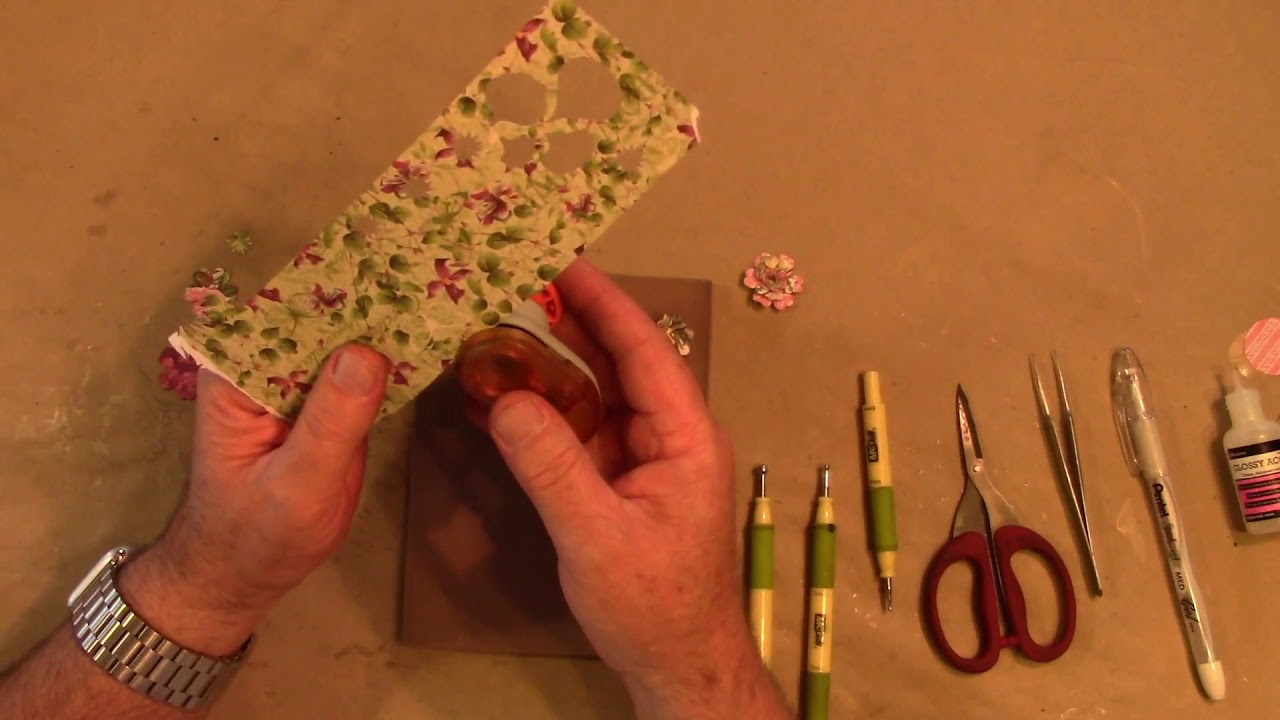 Making Paper Flowers to add to a Project
