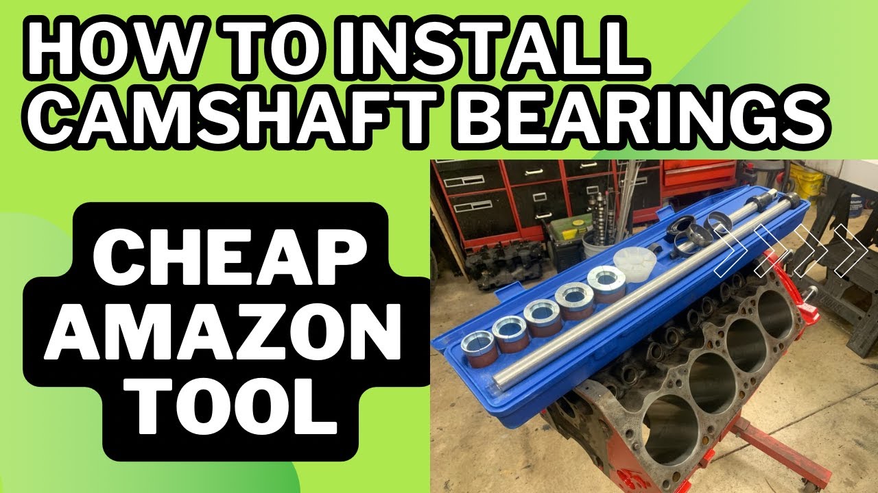 How to install camshaft bearings cheapest tool on Amazon! I learned a trick not to damage bearings