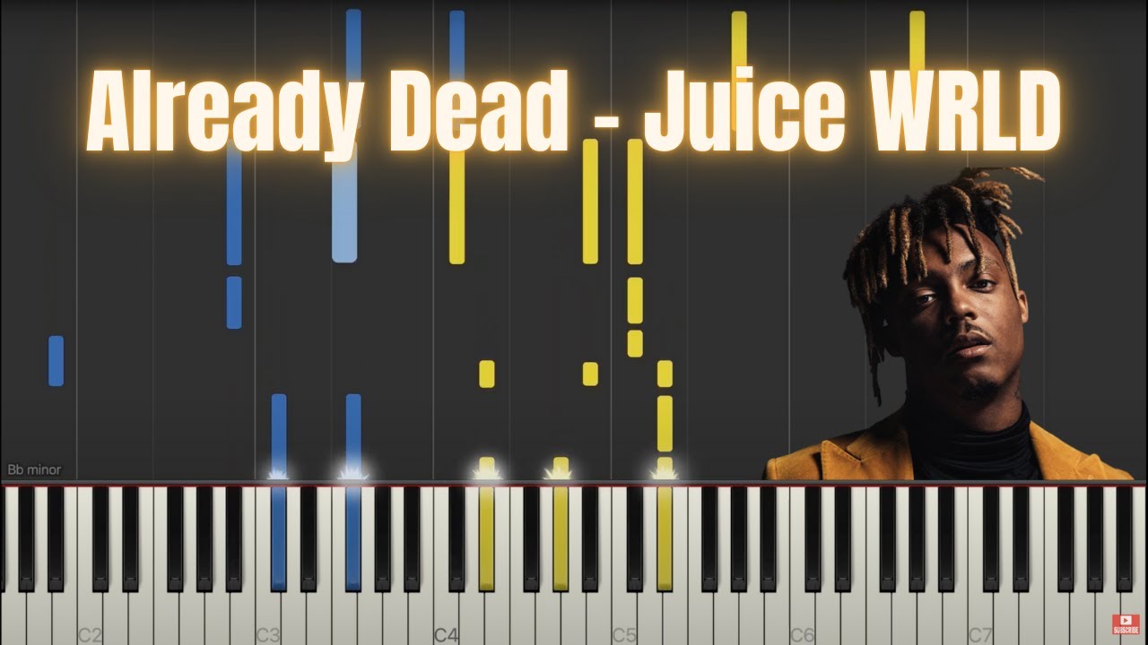 Already Dead - Juice WRLD (Piano Tutorial)