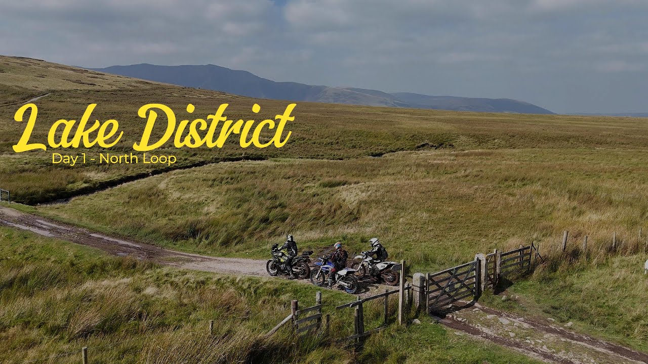 Lake District (north) - Aprilia Tuareg 660, Yamaha WR 250 and  Husky FE 250