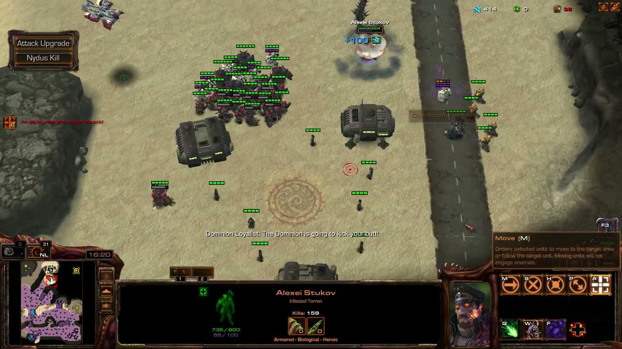 Starcraft 2 Arcade Map Stukov Man or Monster Solo #6