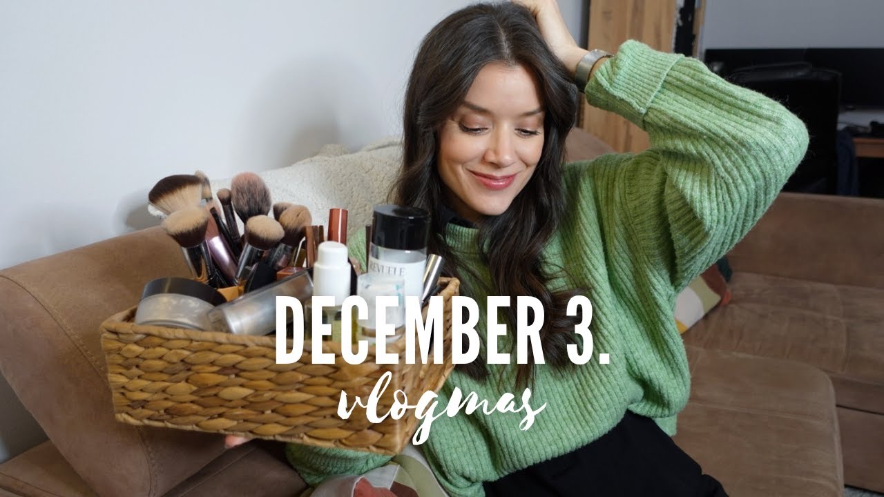 VLOGMAS #3 | Téli reggel | Smink rutin & termékek, amiket újravennék