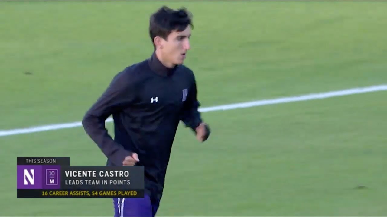Vicente Castro (Northwestern 2022 D1 Highlights)