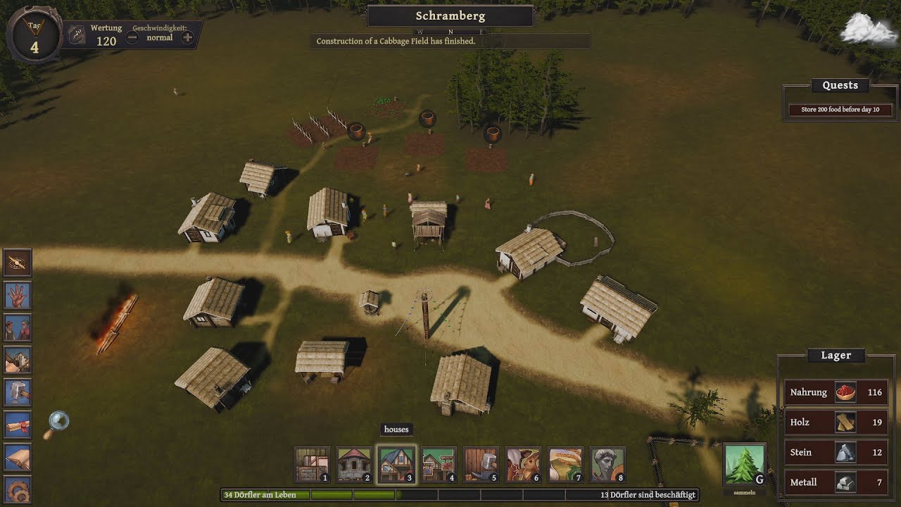 Black Forest (1.0) angespielt: Survival City Builder [Deutsch Gameplay]