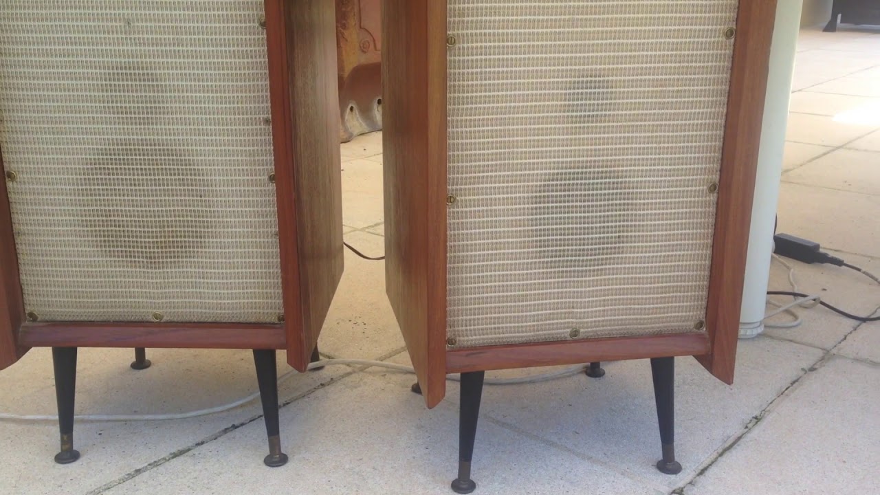 Essai enceintes vintage