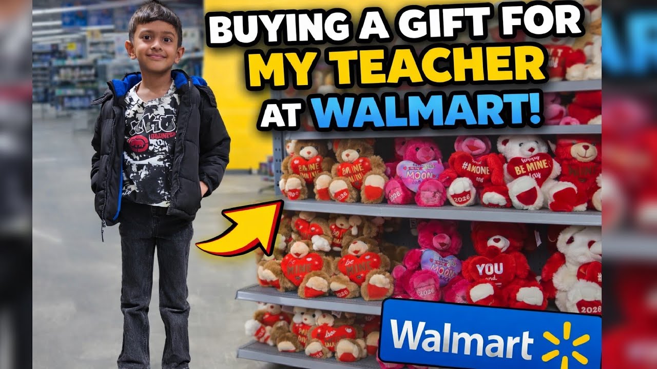 Vlog-53: Buying a gift for my teacher #walmart#gift #school#family #dailyvideo #richmond 