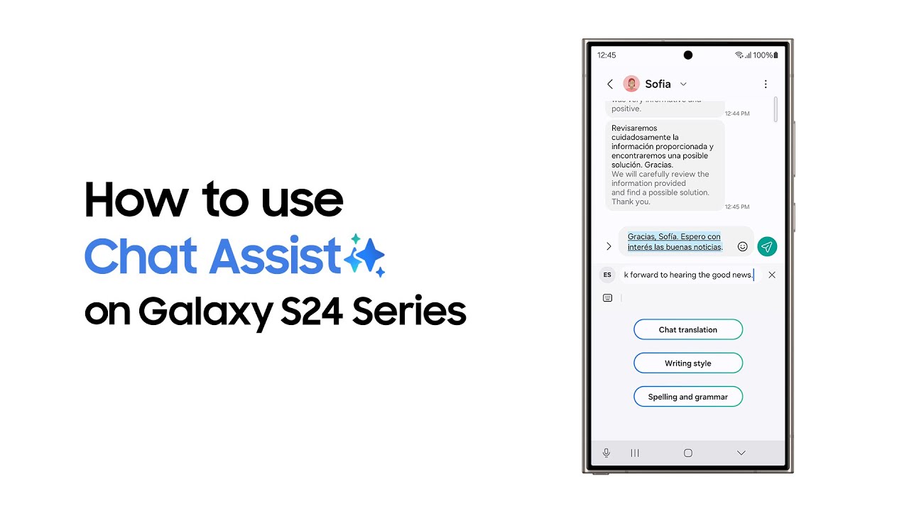 How to use Chat Assist | Galaxy AI | Galaxy S24 Series | Samsung