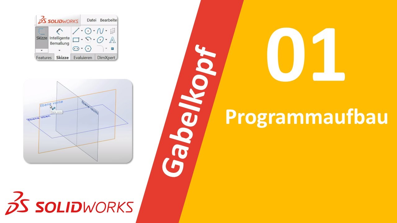 Programmaufbau (SolidWorks Anfänger Tutorial)