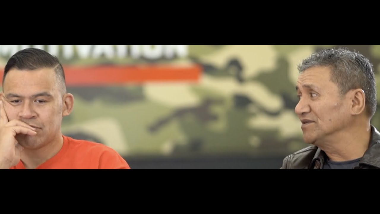 A former Mongrel Mob President discusses his past with his son for the first time