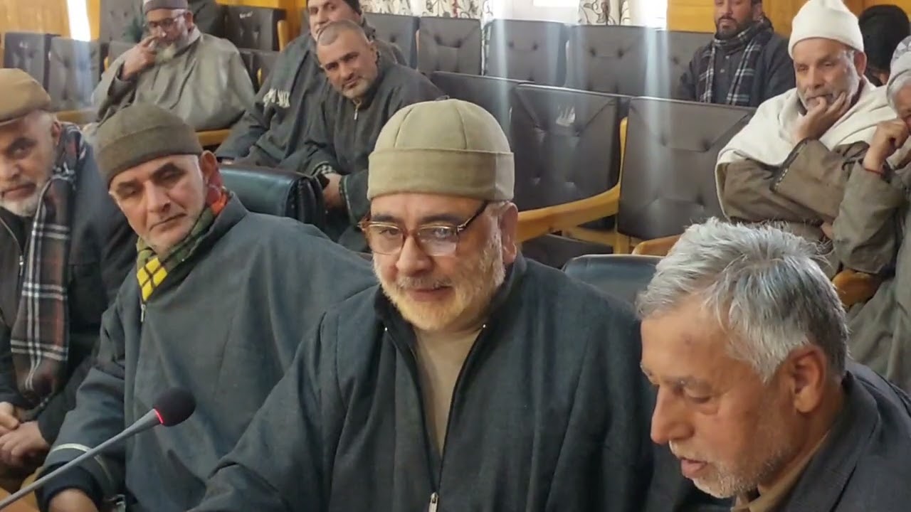 Public Grievance Redressal Meeting held at Dak Bangloo Sumbal Bandipora.