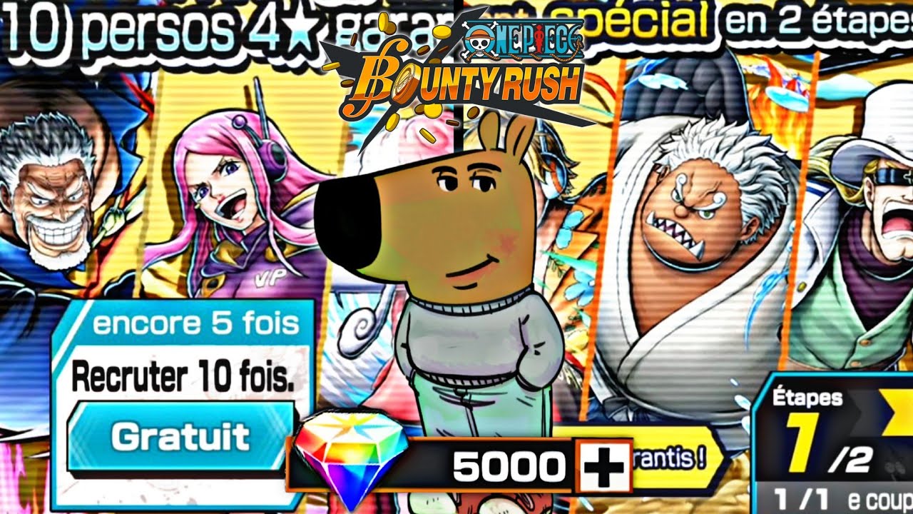 JUSTE UN RAT CHILL DE RETOUR À 5000 DIAMS AVEC DES MULTI OFFERTES | ONE PIECE BOUNTY RUSH - OPBR