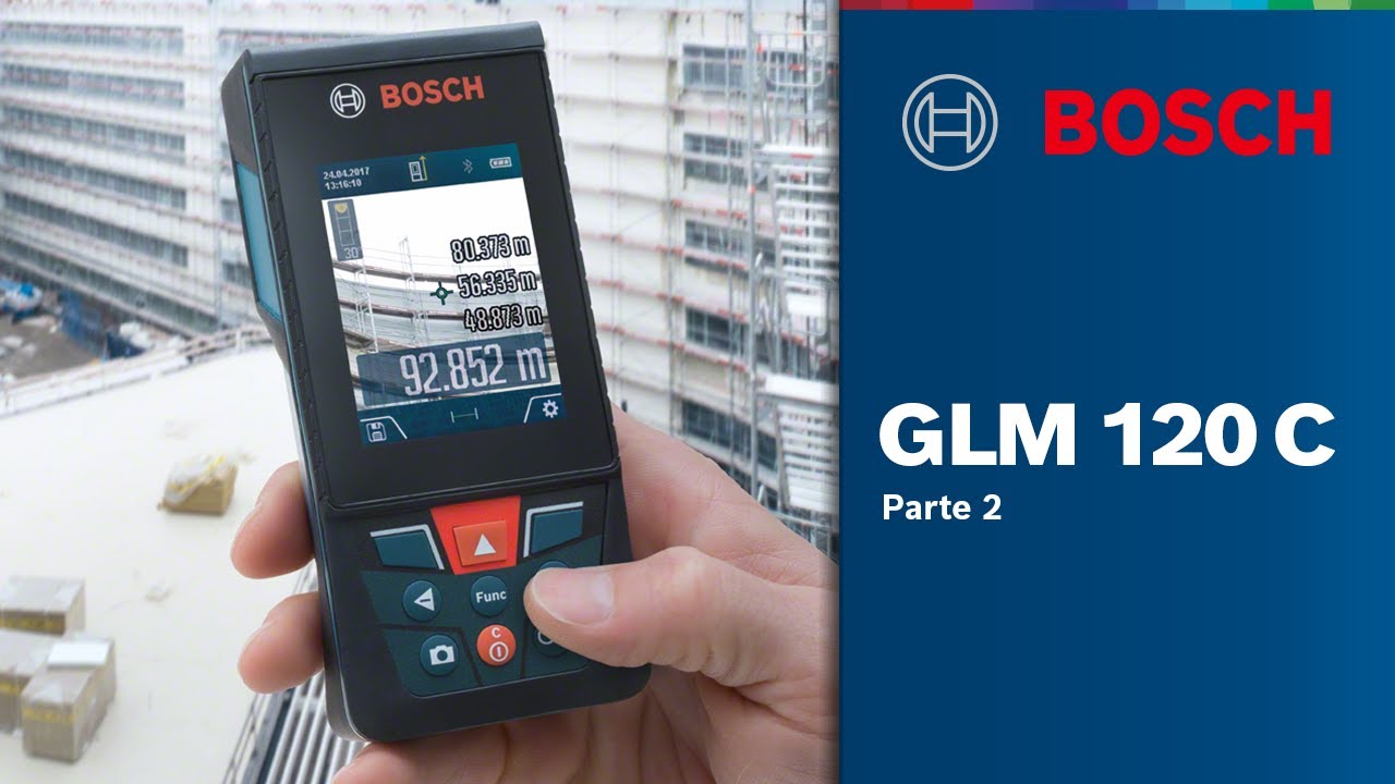 Medidor Láser GLM 120 C - Parte 2