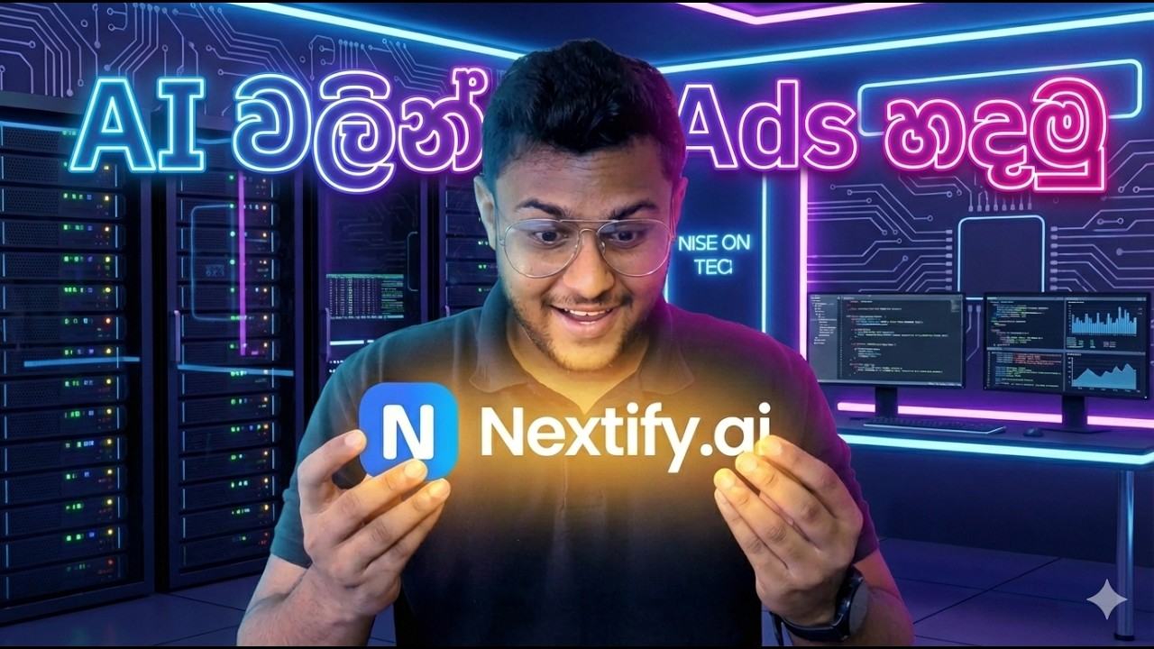 Nextify.ai Full Tutorial Sinhala | AI Video Ads & UGC Ads Create in Minutes! (2026 Guide)
