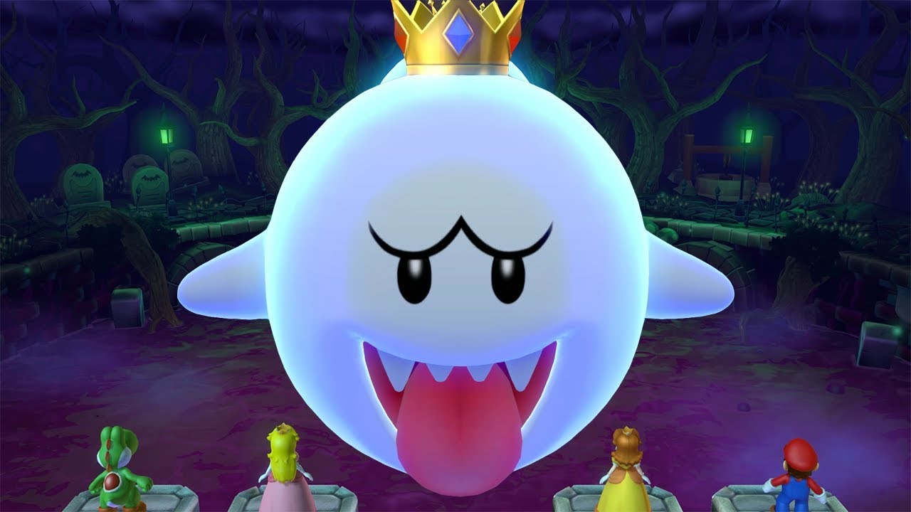 Mario Party 10 - All Boss Minigames: Peach vs Daisy vs Mario vs Yoshi