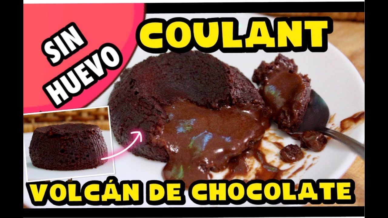 ❤️ Como hacer COULANT de Chocolate SIN HUEVO🌋VOLCAN de Chocolate SIN HUEVO🌋#14 POSTRES SIN HUEVO