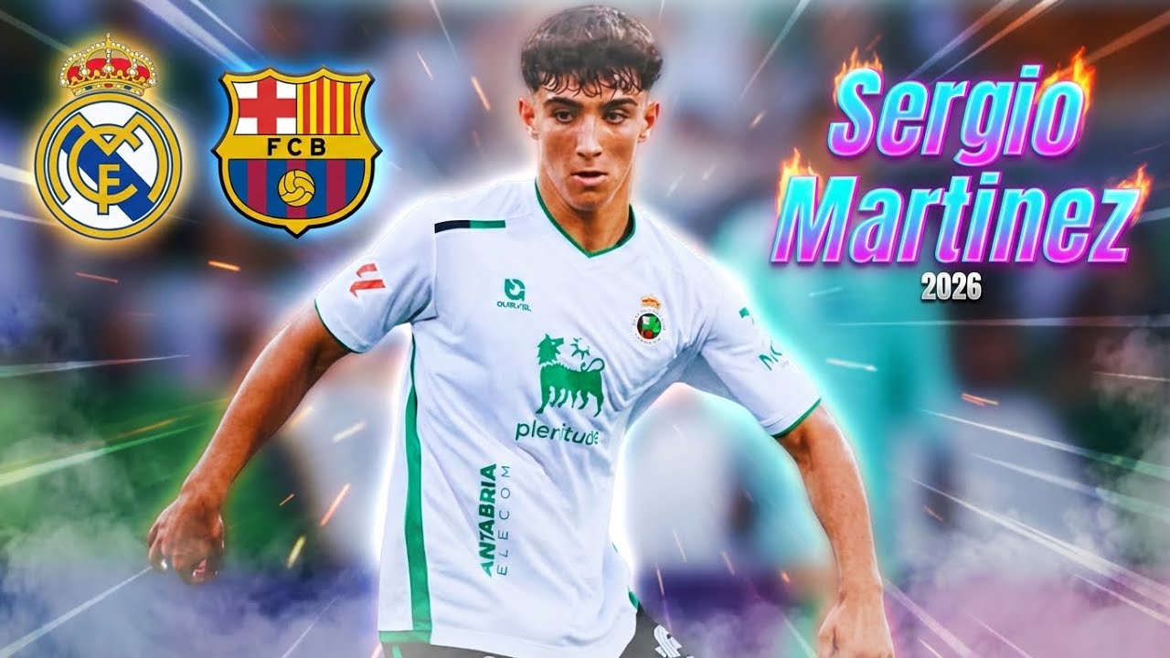 Sergio Martínez – The 18-Year-Old Talent Watched by Barcelona & Real Madrid | Highlights | 4K