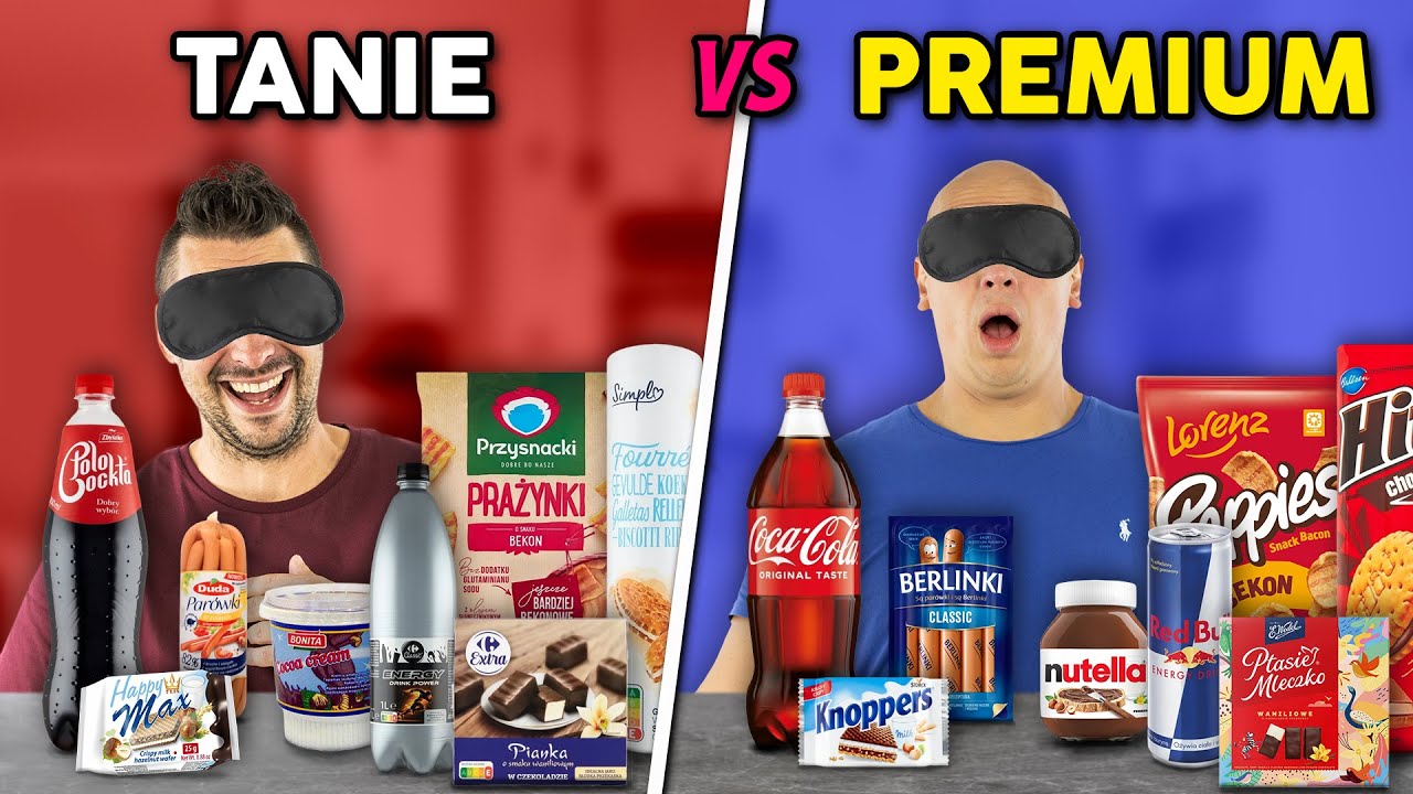 TANIE vs DROGIE jedzenie ze sklepu! #1