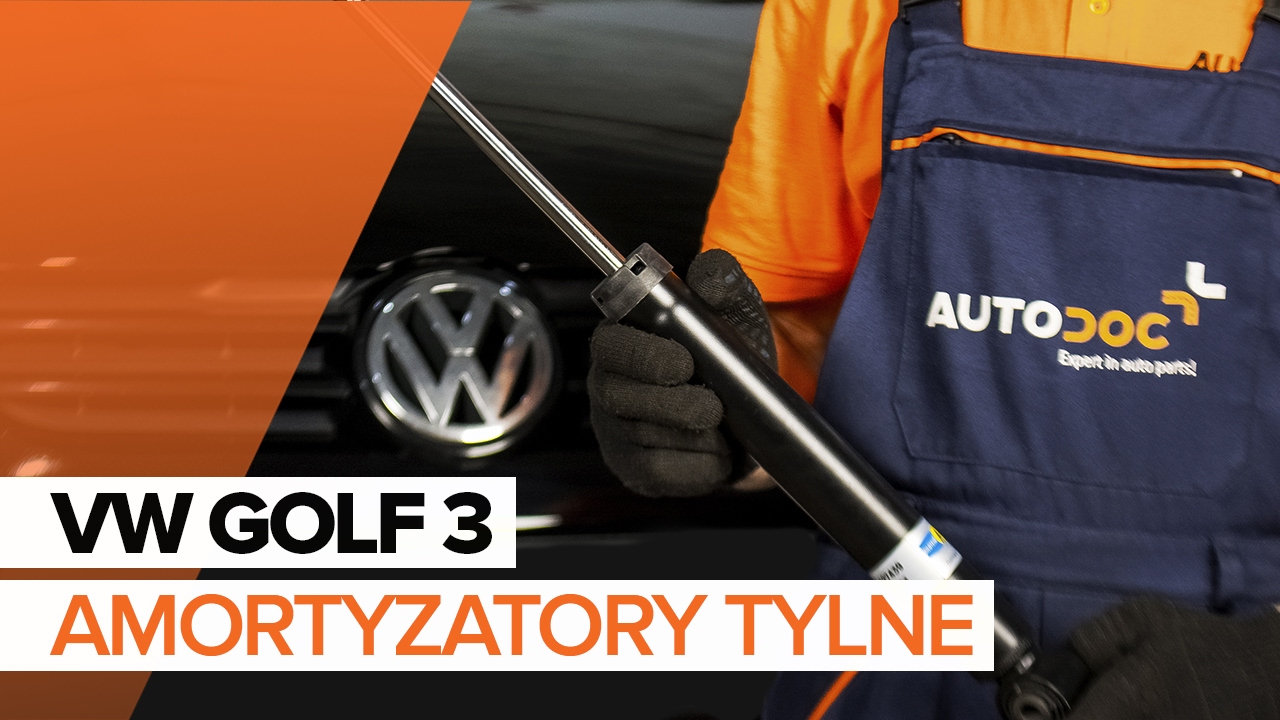 Jak wymienić amortyzatory tylne w VW GOLF 3 TUTORIAL | AUTODOC