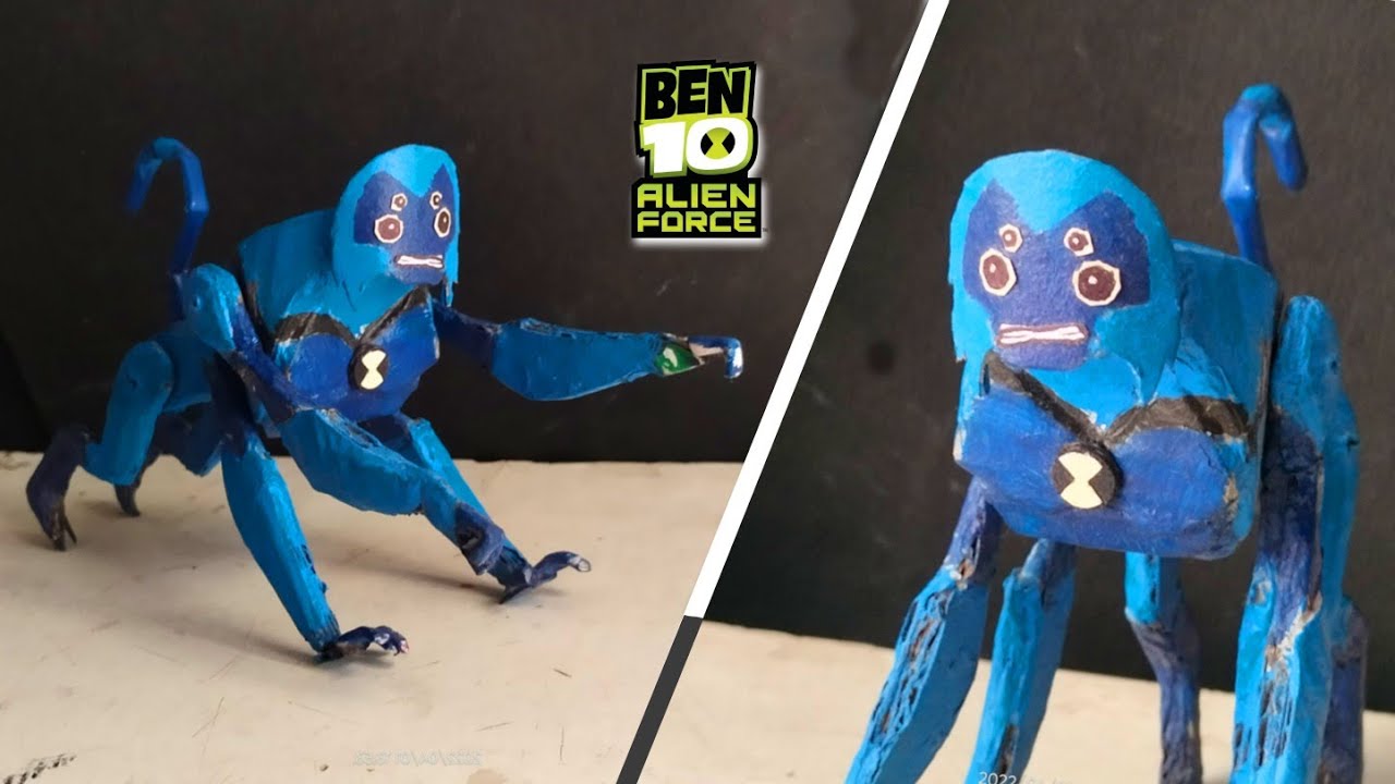 How to make a Ben 10 Alian | #SPIDERMONKEY | Toy |