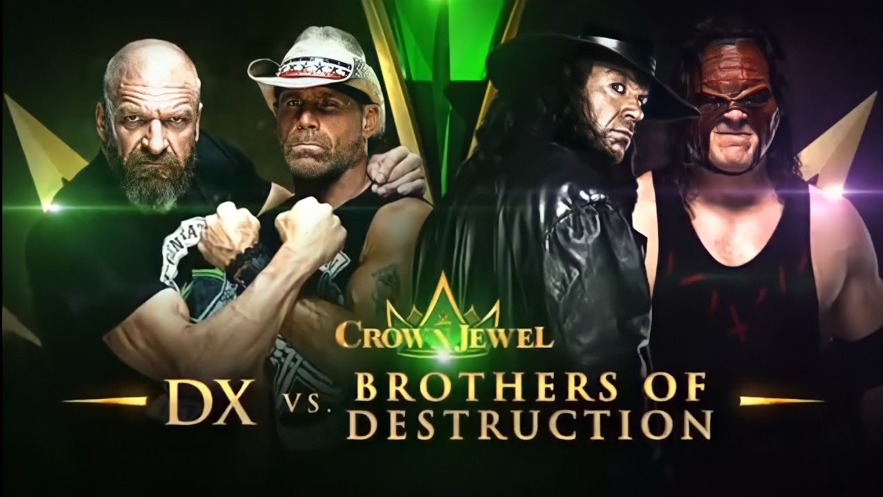 WWE Crown Jewel 2018 - Official Match Card