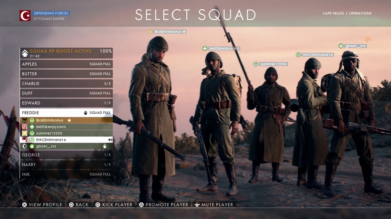 Battlefield 1 Operations Gallipoli 56-10 MVP