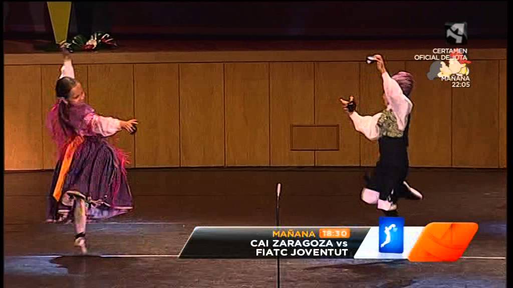 Marcos Martinez Y Sandra Saez, jota de antillon, Campeones benjamines de aragon 2014