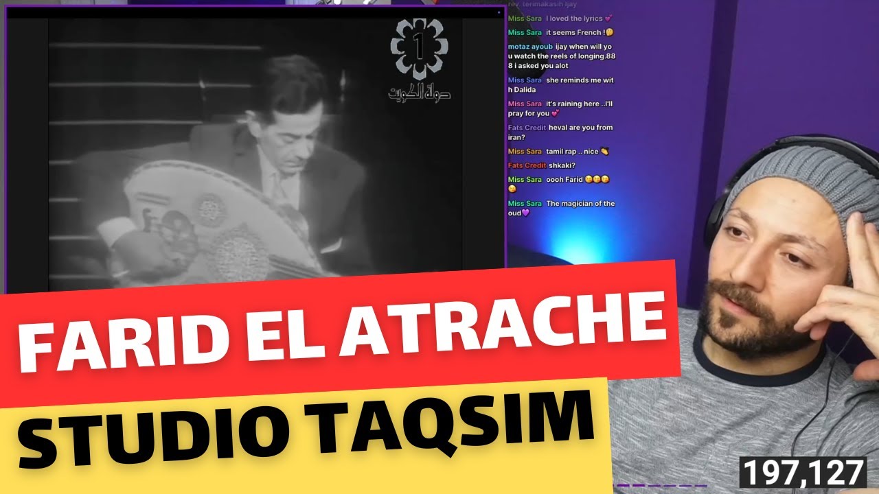 🎦 Streaming | Farid El Atrache Studio Taqsim فريد الأطرش - تقاسيم استديو الكويت - reaction