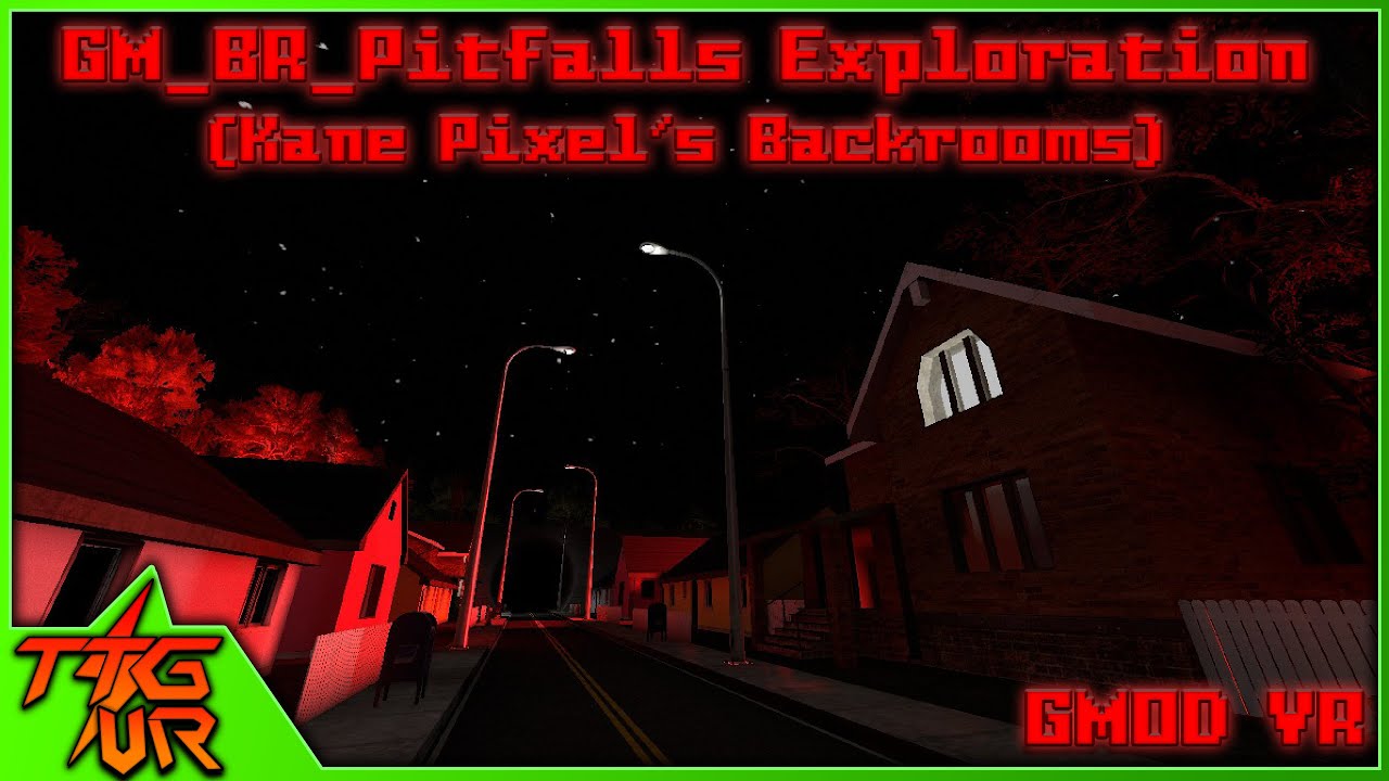 Kane Pixels Backrooms is Scary in VR! || GMOD VR: GM_BR_Pitfalls Exploration