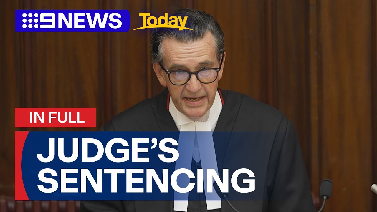 IN FULL: Judge hands down Erin Patterson’s sentence over deadly mushroom lunch | 9 News Australia