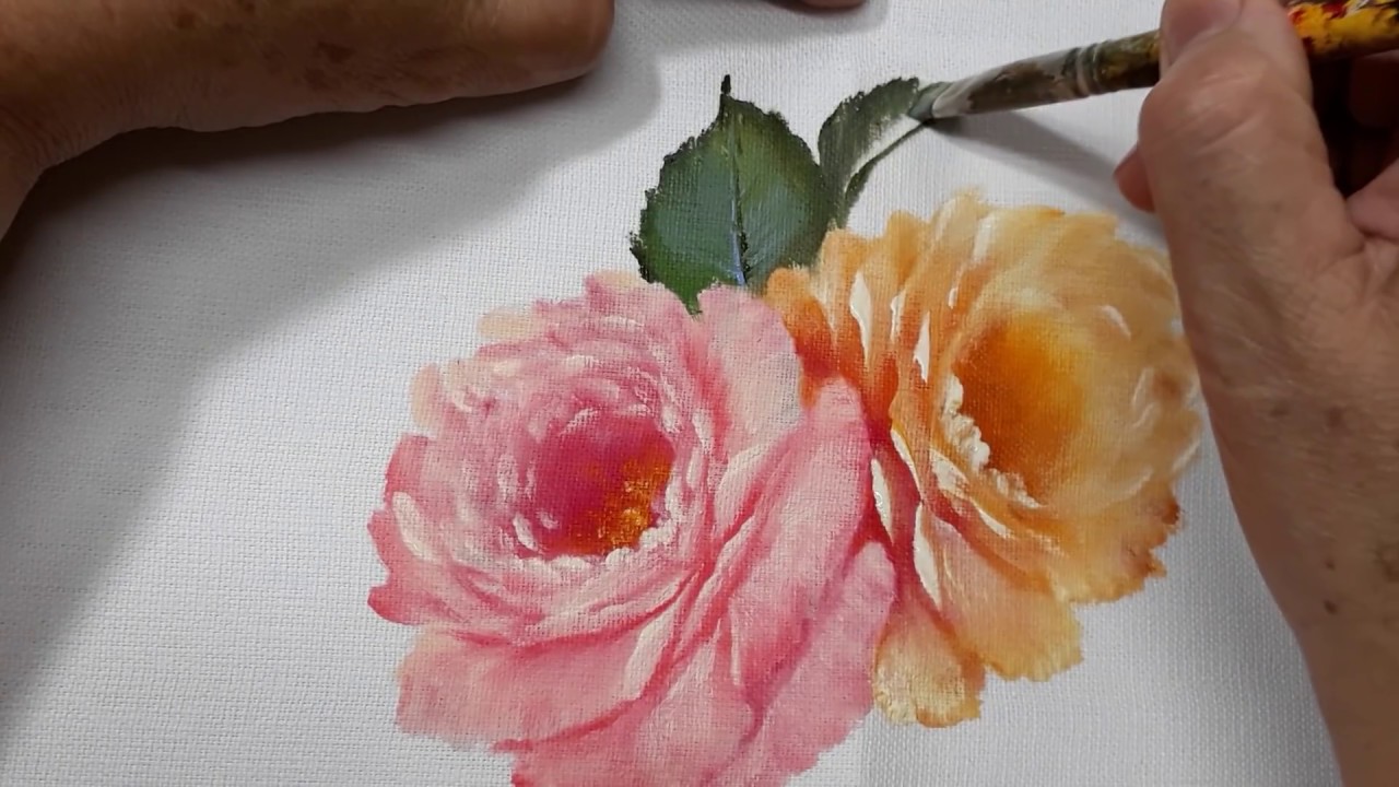 #BiaMoreira -Pintando Rosas (Método Biônico) -Parte1