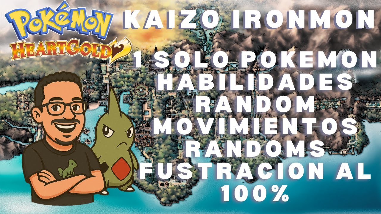 Una vida, cero piedad ¡Pokemon Kaizo ironmon HEARTGOLD!