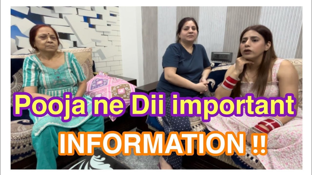 Pooja ne dii important information!!🙏