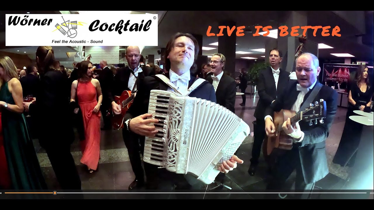 Wörner Cocktail - live | ohne Strom | unplugged | Akustikband  Rosengarten Mannheim
