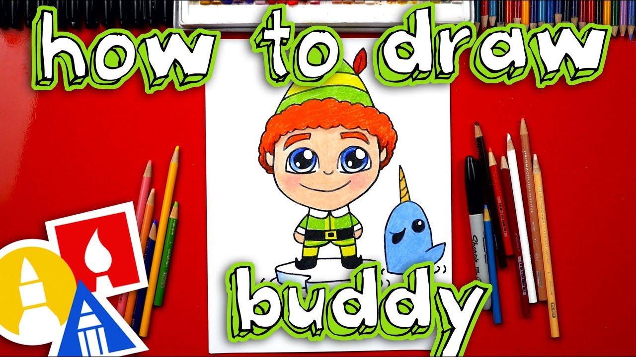 How To Draw Buddy The Elf And Mr. Narwhal