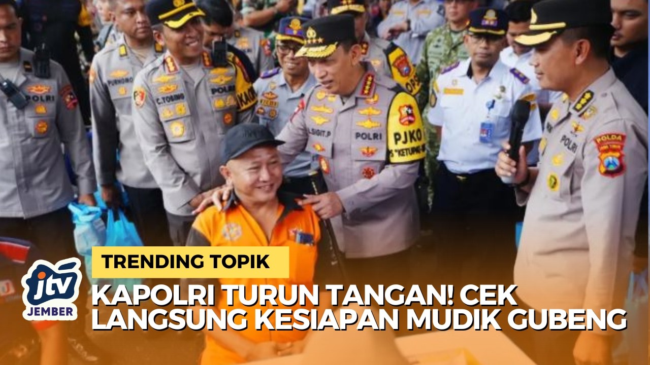 Kapolri Cek Stasiun Gubeng! Pastikan Mudik Lebaran 2026 Aman & Nyaman