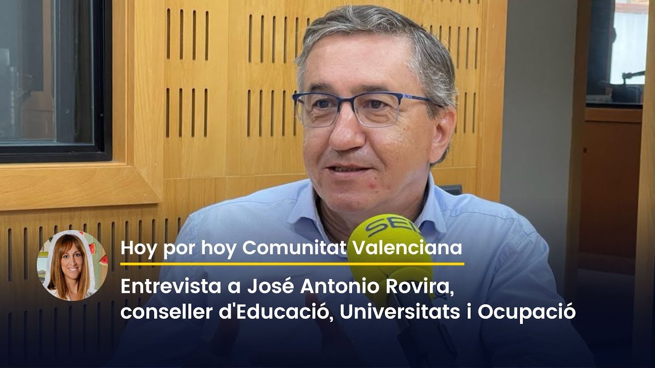 Entrevista a José Antonio Rovira, conseller d'Educació, Universitats i Ocupació