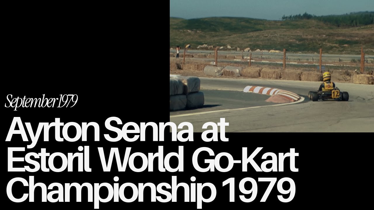Ayrton Senna at Estoril World Go-Kart Championship, September 1979
